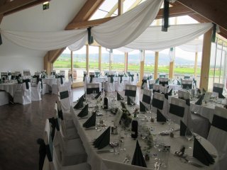Hochzeitstafel im Panoramalokal